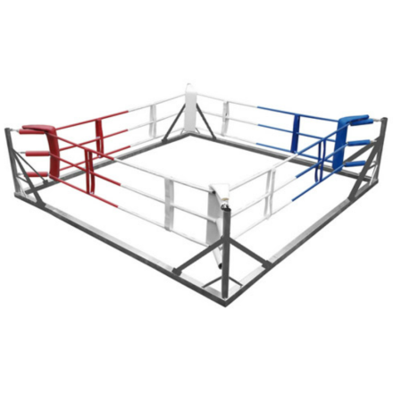 Ринг боксерский напольный на упорах 6х6м (монтажная площадка 7х7м), фото 1