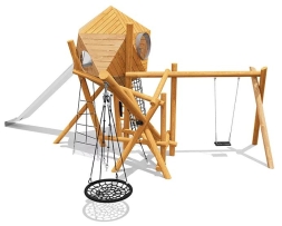 Игровой комплекс Эко VST 0024/3 для детской площадки, фото 2 Игровой комплекс Эко VST 0024/3 для детской площадки, фото 2