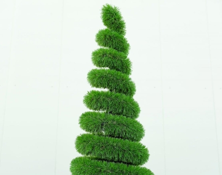 Топиари Ёлка-спиралька, h=100 см - газон Deluxe Simple, фото 6