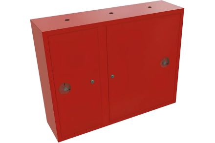 Шкаф пожарный Балтика-01 навесной ШП-КО-315 НЗК (1ПК+1огн) ЗМ 650x840x230 красный 016-4299, фото 1