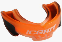 Капа боксерская FLAMMA Ice Hit orange с футляром Детская 12+ Капа боксерская FLAMMA Ice Hit orange с футляром Детская 12+