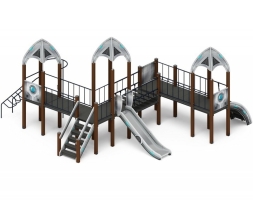 Детская игровая площадка Космопорт горка Н 1200 ДИК 2.14.07-01, фото 2 Детская игровая площадка Космопорт горка Н 1200 ДИК 2.14.07-01, фото 2