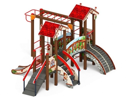 Детская игровая площадка В гостях у сказки ДИК 1.05.01-06.С H=900, фото 1