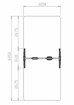 Качели двойные Д2 - ИО 12.Д.03.04.01-П - (Счастливое детство)