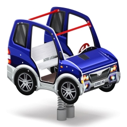 Машинка - Качалка на пружине двухместная машинка - ИО 23.03.01-01.И1, фото 1