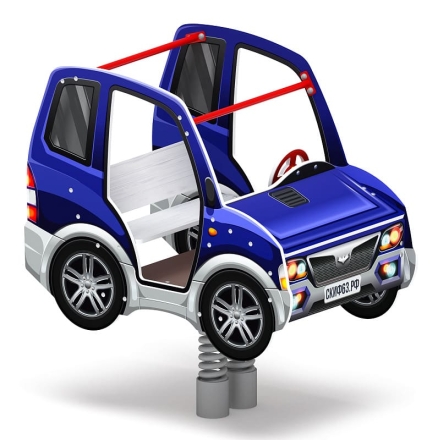 Машинка - Качалка на пружине двухместная машинка - ИО 23.03.01-01.И1, фото 1