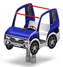 Машинка - Качалка на пружине двухместная машинка - ИО 23.03.01-01.И1