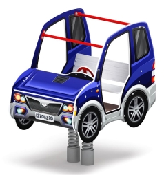 Машинка - Качалка на пружине двухместная машинка - ИО 23.03.01-01.И1, фото 2