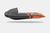 Gladiator C 330 AL ACTIVE Оранжево-темносерый моторная лодка ПВХ Алюминиевый пайол