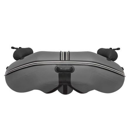 Моторная лодка ПВХ Фрегат 390 FM Jet/L/S (ФМ Джет/Л/С) с фальшбортом Серый, фото 3