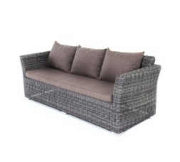 Зона 10 Капучино лаунж-зона из искусственного ротанга, цвет графит, фото 13