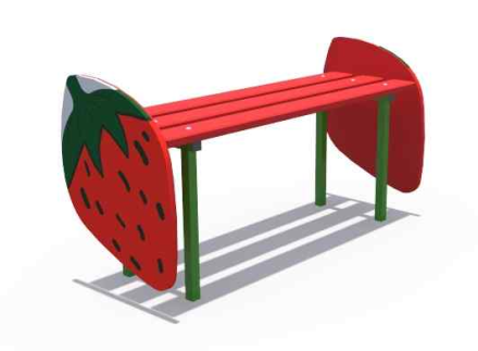 Скамья Клубничка ДХО 06161, фото 1