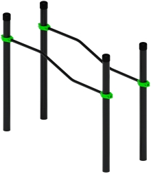 Воркаут ЛОВ 108 зеленый ВТ 102.06-02, фото 1