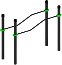 Воркаут ЛОВ 108 зеленый ВТ 102.06-02