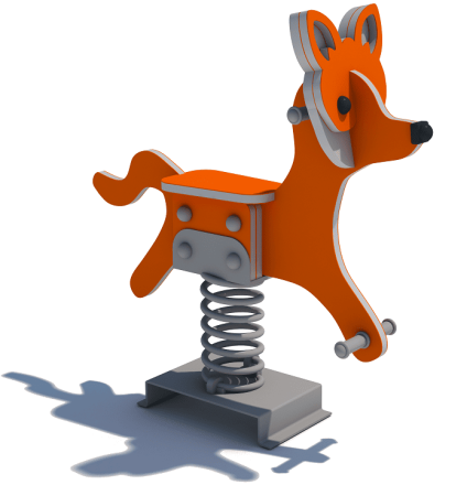 Качалка на пружине КНП-052 для детской площадки, фото 1