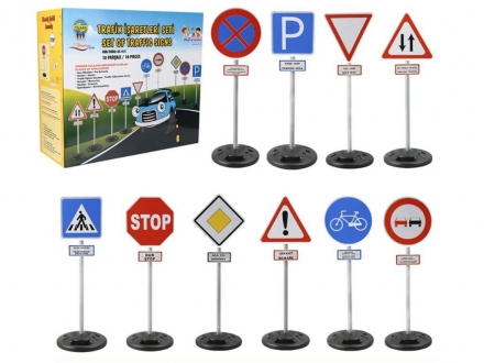 Набор дорожных знаков из 10 шт. Pilsan Traffic Sings (03-415), фото 2