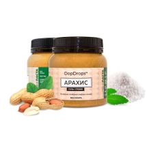 Арахисовая паста с морской солью и стевией, в пластике, 250г