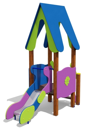 Игровой комплекс 070271.21 для детей 2-4 года для уличной площадки, фото 1
