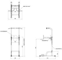 Турник-брусья DFC Power Tower Homegym G040