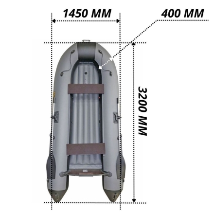 Лодка ПВХ Муссон 3200 НД, фото 11