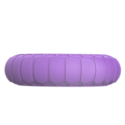 Набор из двух массажных мячей с кистевым эспандером пурпурный, фото 7