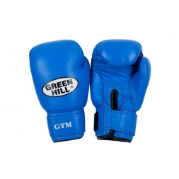 Перчатки боксерские GYM синие BGG-2018 (12oz), фото 1