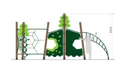 FUN-terra Детский спортивный комплекс ЗЛ-13, фото 5