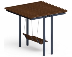 Пергола Рэст с диваном (без поликарбоната), фото 3