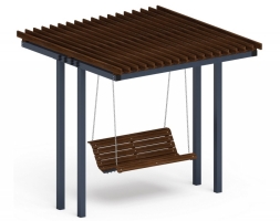 Пергола Рэст с диваном (без поликарбоната), фото 1
