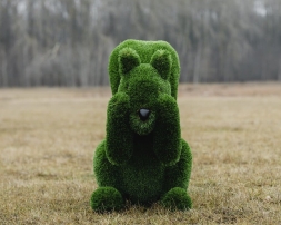 Топиари белочка Ку-ку, h=85 см - газон Deluxe, фото 2