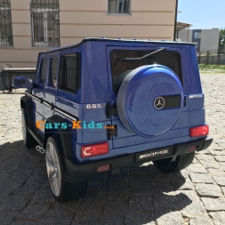 Электромобиль Mercedes-Benz G65 AMG синий, фото 6