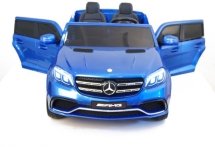 Детский электромобиль Mercedes Benz GLS63 LUXURY 4x4 12V 2.4G - Blue - HL228-LUX