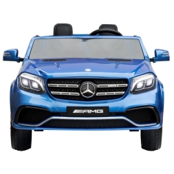 Детский электромобиль Mercedes Benz GLS63 LUXURY 4x4 12V 2.4G - Blue - HL228-LUX, фото 3