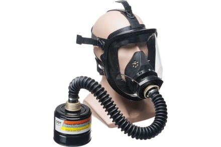 Противогаз фильтрующий ДОТ 600 марки А2В3Е3Р3 R D категории 2 по маске панорамной МАГ 102-131-0034, фото 1