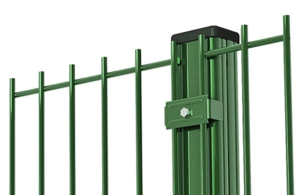 Столб с ПП покрытием (RAL 6005), 60х60, фото 1