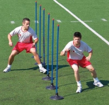 Шест для дриблинга 1,2 м. цветной 