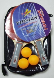Набор для н/т YUGUAN P008ND (2 ракетки + 3 шара) в чехле Набор для н/т YUGUAN P008ND (2 ракетки + 3 шара) в чехле
