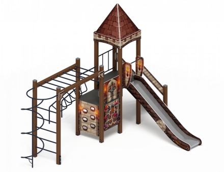 Детская игровая площадка Замок Средневековый ДИК 2.18.03-02 H=1500, фото 2