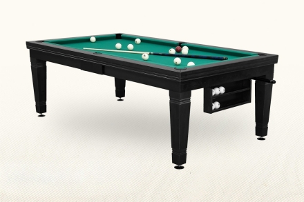 Стол бильярдный обеденный «Эльзас-2» 6,5 футов, пул, ольха, шпон ясеня, ЛДСП, фото 1