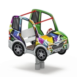 Машинка - Качалка на пружине двухместная машинка - ИО 23.03.01-02.И1, фото 3