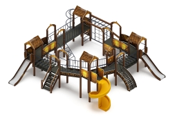 Остров детства (ЭКО) - ДИК 2.01.8.02-02.И1 - Игровой комплекс H=1200 H=2000, фото 4