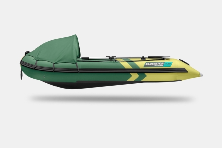 Gladiator C 330 AL ACTIVE Зелено-оливковый моторная лодка ПВХ Алюминиевый пайол, фото 3
