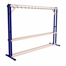 Стойка для 30 пар беговых лыж двухсторонняя Стойка для 30 пар беговых лыж двухсторонняя