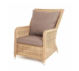 Зона 5 Гляссе лаунж-зона из искусственного ротанга, цвет соломенный, фото 8