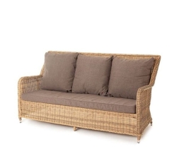 Зона 5 Гляссе лаунж-зона из искусственного ротанга, цвет соломенный, фото 9