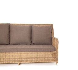 Зона 5 Гляссе лаунж-зона из искусственного ротанга, цвет соломенный, фото 7