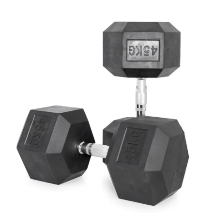 Гантель неразборная гексагональная 45 кг, фото 1