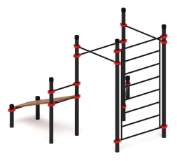 Воркаут 108 красный ВТ 12.17-01, фото 3 Воркаут 108 красный ВТ 12.17-01, фото 3