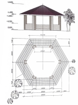 Беседка открытая