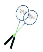 Набор для бадминтона Fusiontec 770K, 2 ракетки, синий/зеленый Набор для бадминтона Fusiontec 770K, 2 ракетки, синий/зеленый